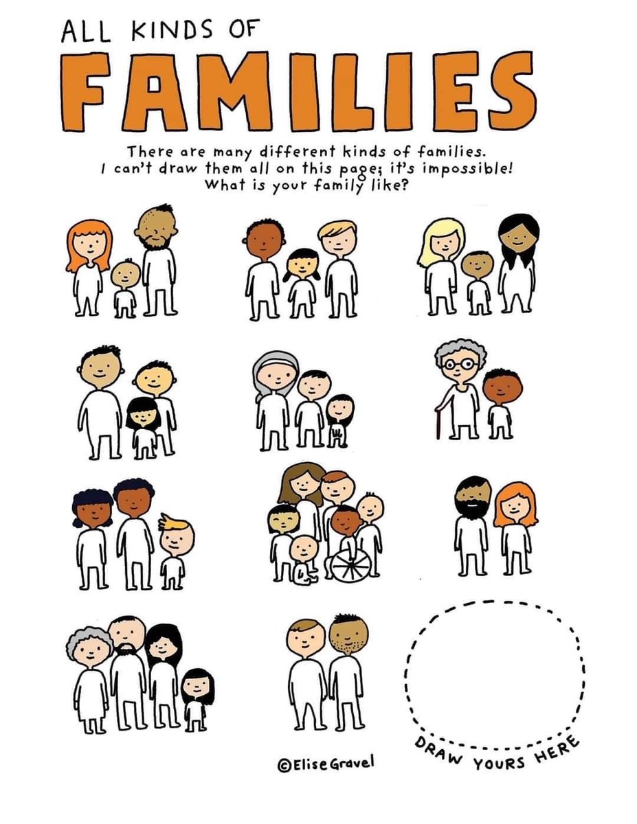 Happy Family Day! <3 I love all of the families portrayed in this, from @EliseGravel. :)