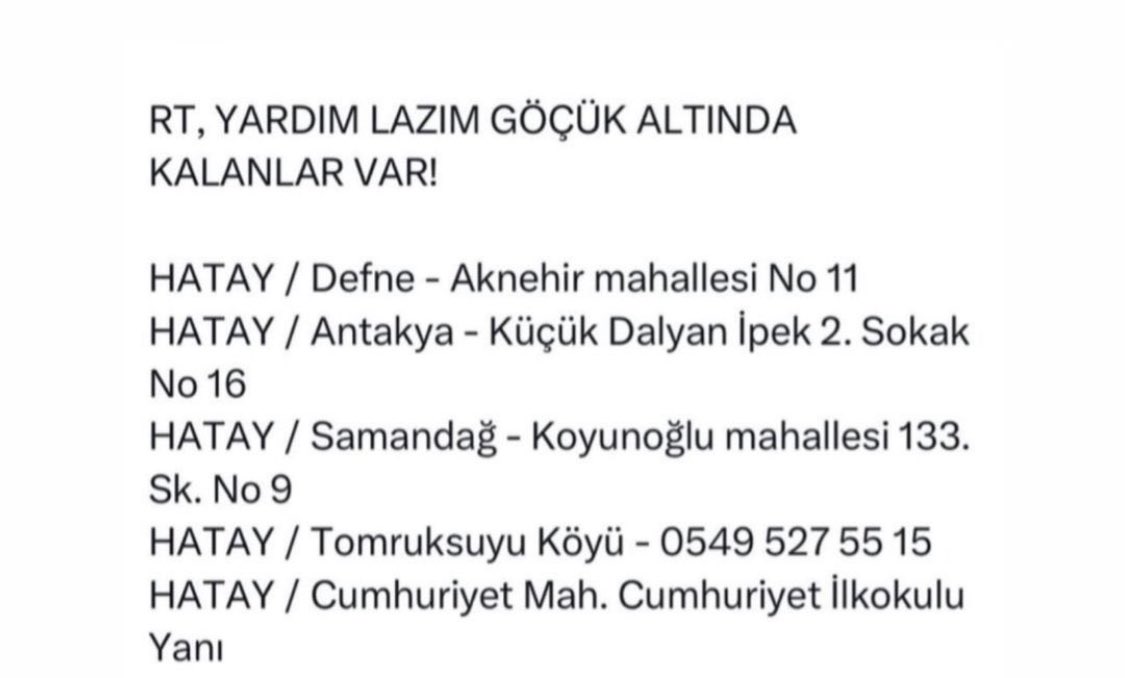 buqrabbasoglu's tweet photo. Göçük altında kalanlar var #hatay #istanbul  #deprem https://t.co/iFWllzpAuT