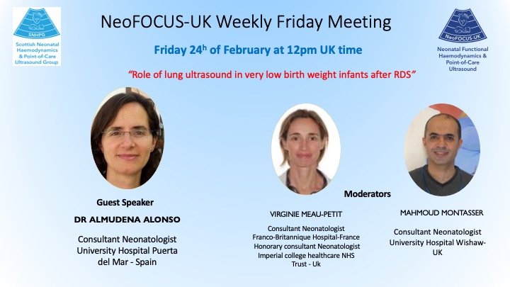 NeoFOCUS-UK (@neofocus_uk) on Twitter photo Join us on Friday 24/2 at 12pm
It's a pleasure to have <a href="/AlmudenaAlonso4/">Almudena Alonso</a> talking to us.
Register here: us02web.zoom.us/meeting/regist…
<a href="/ScotNeoPOCUS/">Scottish Neonatal Haemodynamics & POCUS Group</a> #POCUS #NICU Join us on Friday 24/2 at 12pm
It's a pleasure to have <a href="/AlmudenaAlonso4/">Almudena Alonso</a> talking to us.
Register here: us02web.zoom.us/meeting/regist…
<a href="/ScotNeoPOCUS/">Scottish Neonatal Haemodynamics & POCUS Group</a> #POCUS #NICU