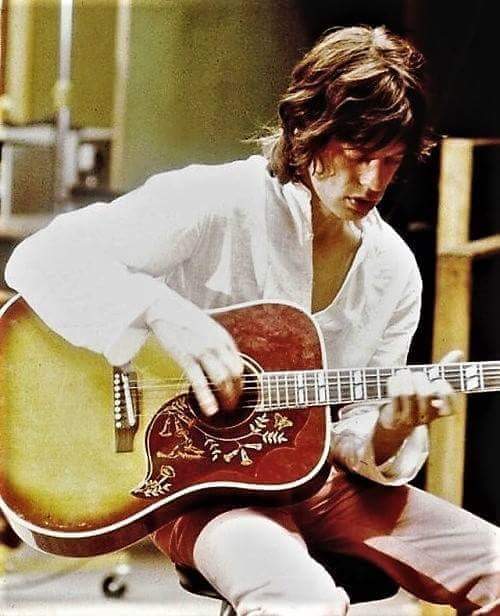 Classic Rock In Pics on Twitter "Mick Jagger playing guitar, 1970."
