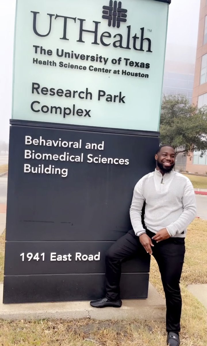 GoodjobJarrad's tweet photo. Excited to announce that after internship, I’ll be completing my clinical postdoc training in my hometown of Houston, Tx at UTHealth! Only 1% of School Psychologists are Black men, blessed to add to that number.

Grateful to be coming back to the city as Dr. Hodge! 🙏🏾 https://t.co/hugVeYF9Dl