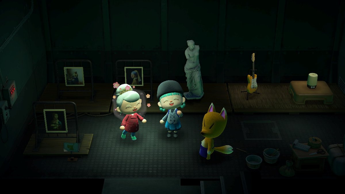 phoebecrossin's tweet photo. swimming with @ninebuntot  #AnimalCrossing #ACNH https://t.co/7n3bPtAnlF