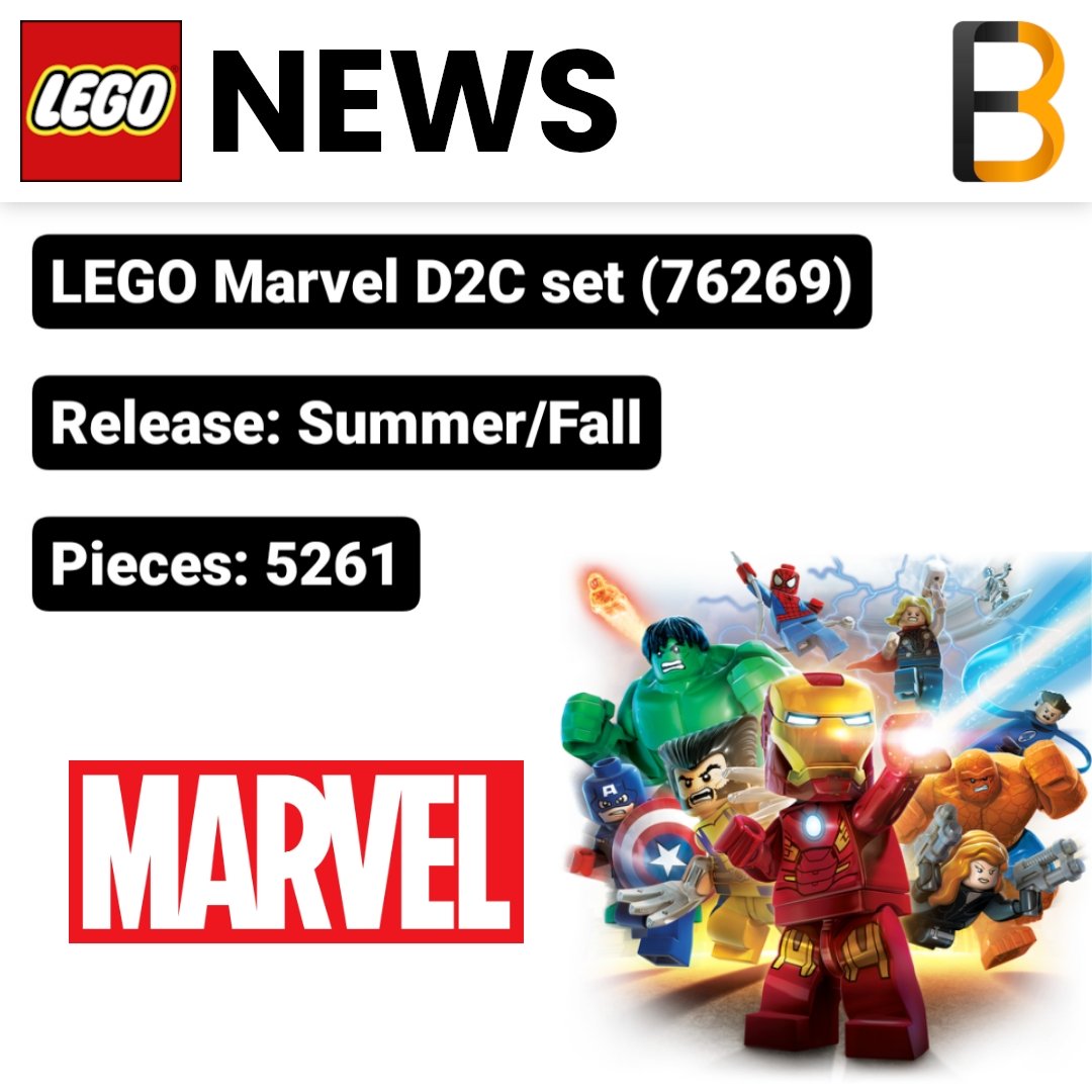 Falconbricks LEGO News on Twitter "Big new LEGO Marvel D2C set coming