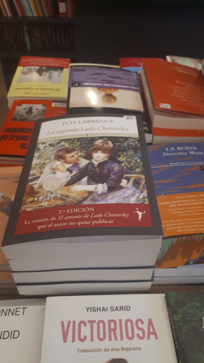 Nuestra segunda Lady Chatterley en la mesa de novedades de <a href="/LIBRERAANTONIO1/">LIBRERÍA ANTONIO MACHADO</a>