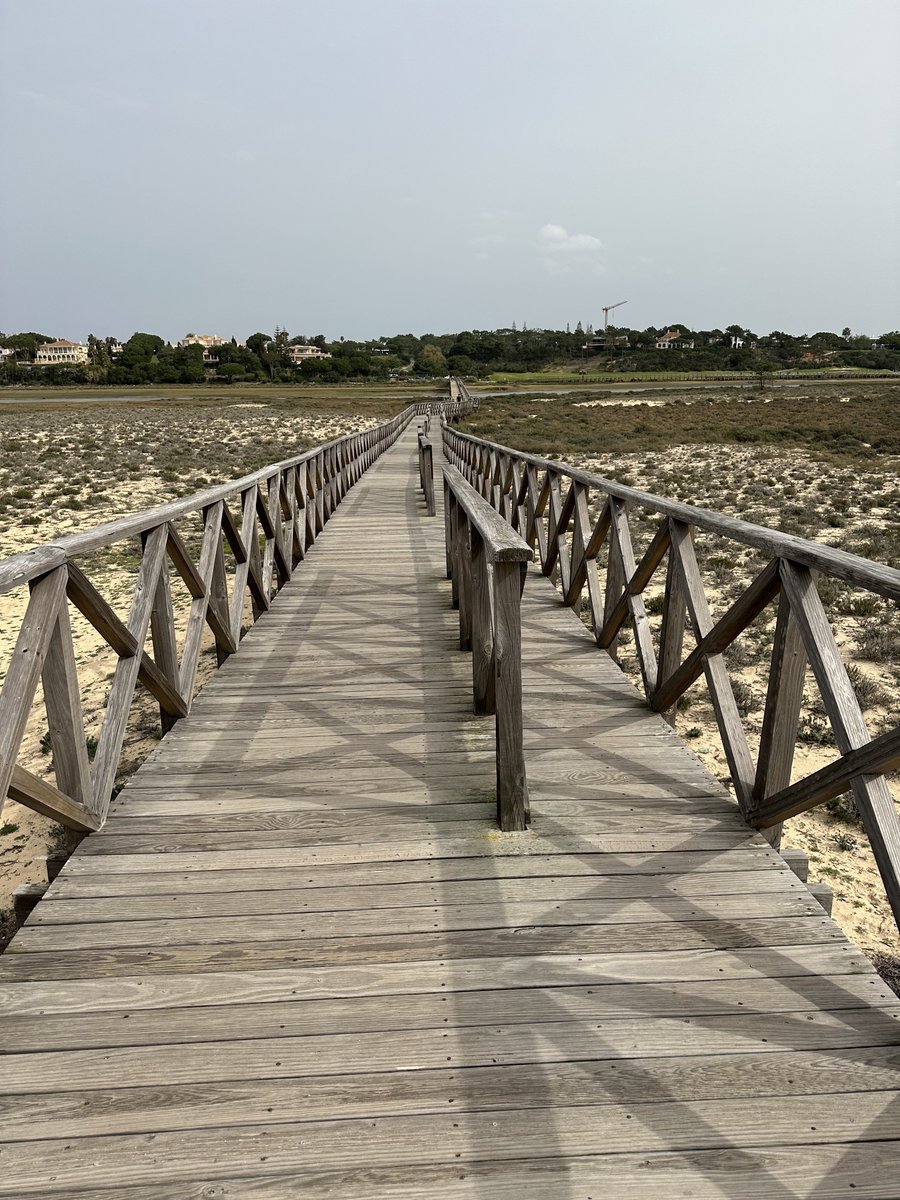 johnswart's tweet photo. Time for #JohnWanders to put on his hiking shoes and cross the Quinta Do Lago Bridge, the longest wooden bridge in Europe. ( @shwise00 photo) https://t.co/w7GL3MSfWM