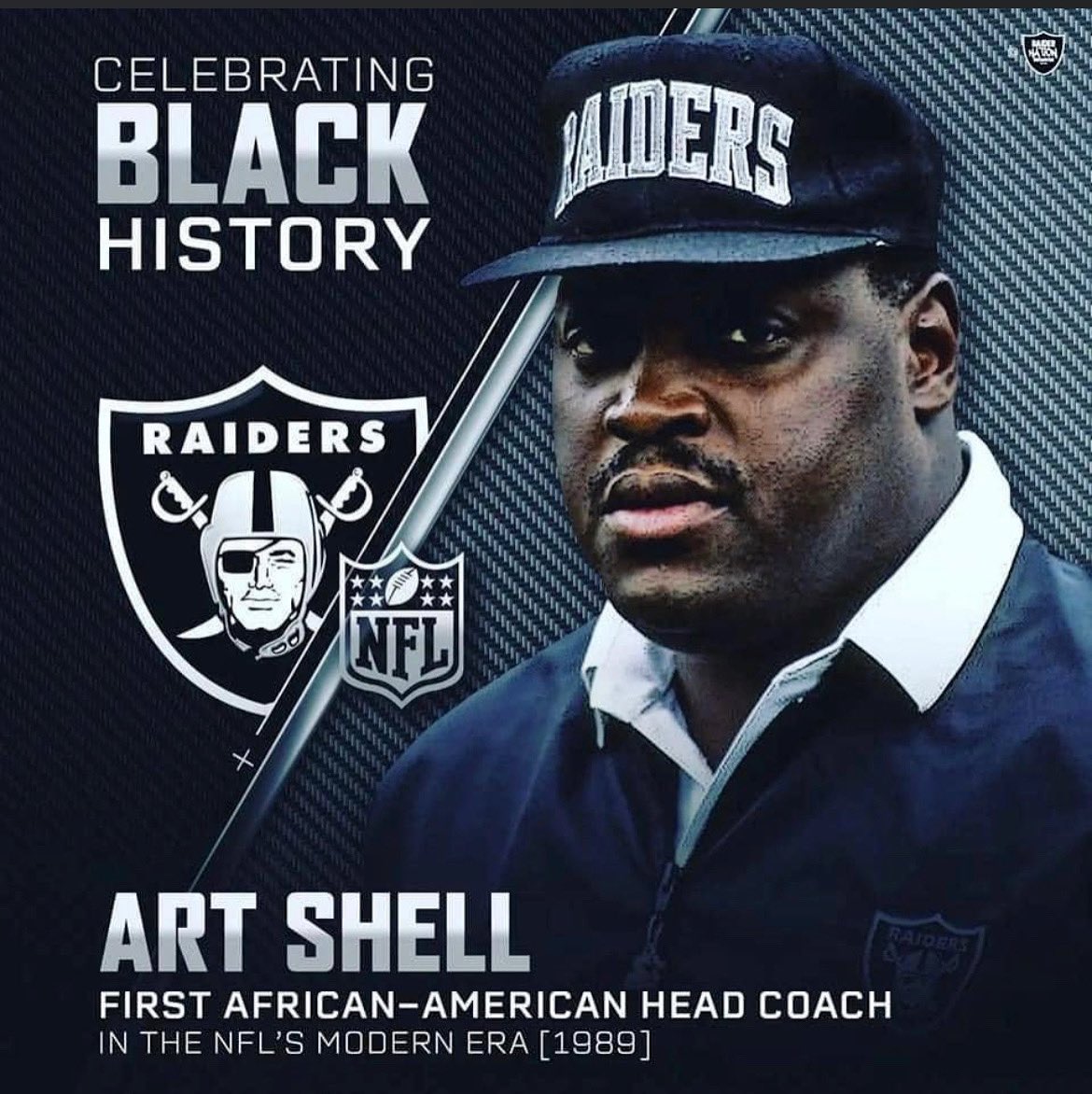HBCUBallin's tweet image. Arthur Lee Shell Jr. Aka Art Shell was the FIRST AFRICAN-AMERICAN Headcoach in the NFL’s modern era [1989]. Put some respect on his name✅.
Shell is a Hall of Fame offensive tackle and a two-time former headcoach of the Oakland Raiders.
#BlackHistoryMonth #halloffame #artshell