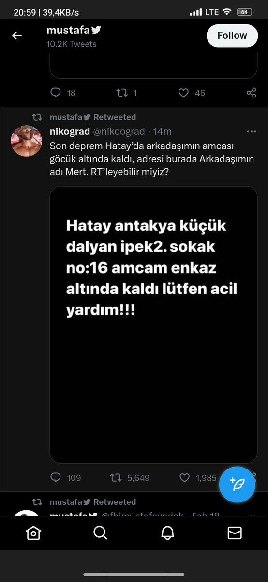 bosunaokuma__'s tweet photo. Yine başa sardık Allah'ım sen yardım et

Mersin
Hatay'da 6.4
#DEPREMOLDU 
Hatay
Gaziantep
Defne
Bitmiyor
Antalya https://t.co/BcTbxbaH01