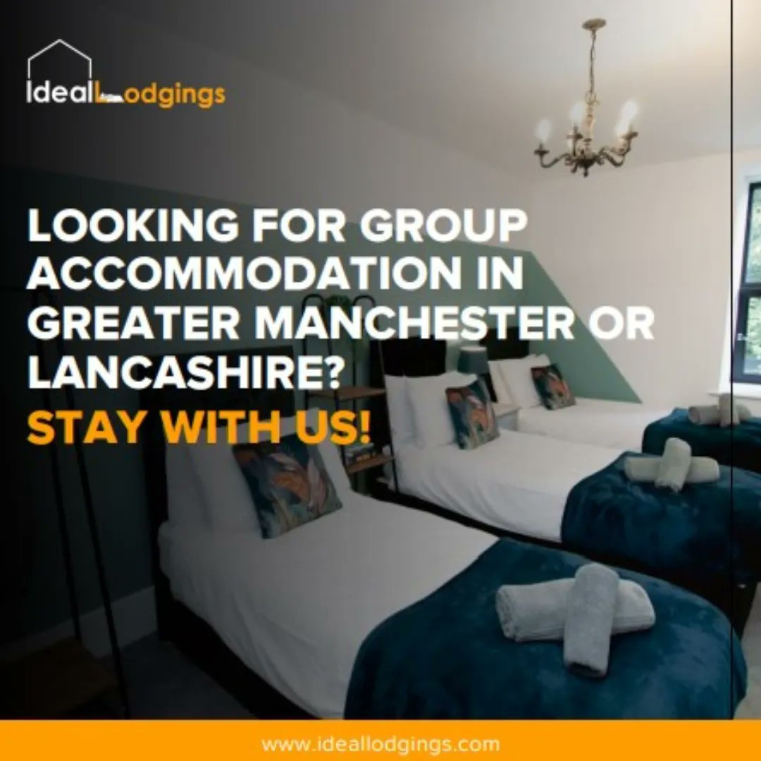 What more could you need?! 😍 Head to the link in our bio to find out more. #IdealLodgings #servicedaccommodation #contractoraccommodation #familyaccommodation #groupaccommodation #Lancashire #GreaterManchester