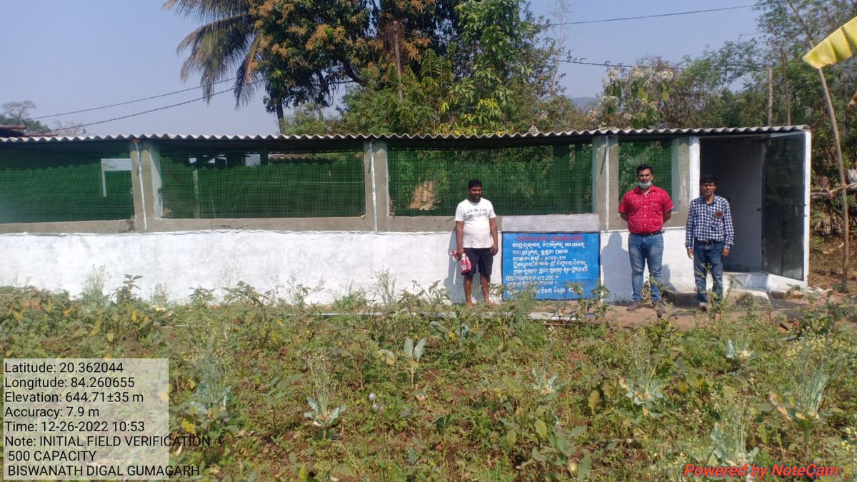 OvsaKandhamal's tweet photo. Different 500 & 1000 capacity broiler farm sheds under #stateplan are inspected and verified by VAS (MVU) Phulbani. #OVS #Veterinarian @CMO_Odisha @DMKandhamal @farddept @mission_shakti @MoSarkar5T @rajaaswain @kanak_news @NandighoshaTV @dahvsodisha https://t.co/DnYn9wgK8M