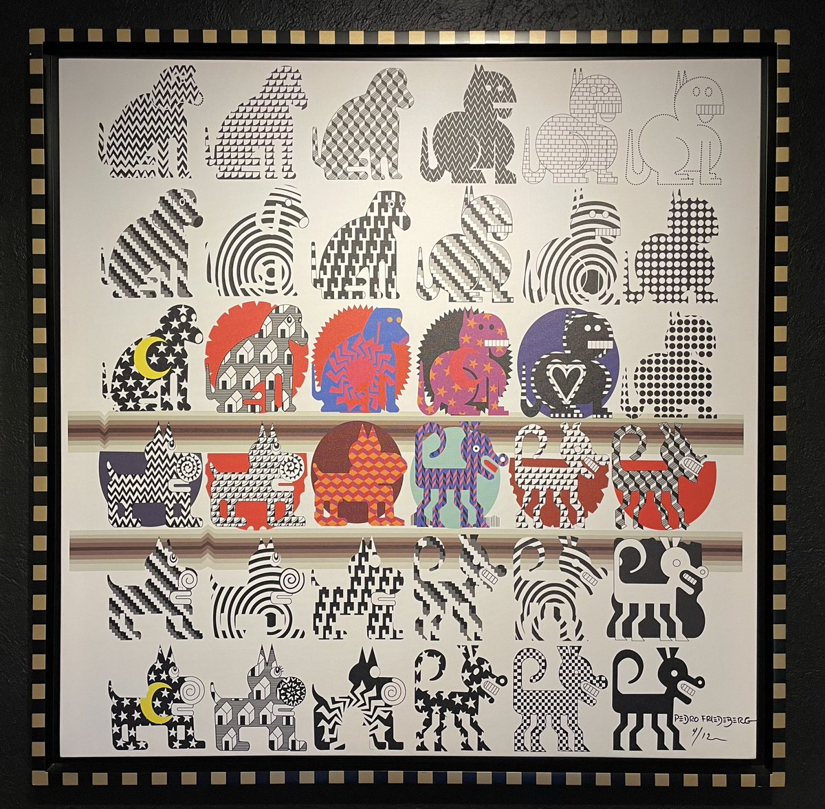 artepertuttimx's tweet photo. •Pedro Friedeberg •” Catálogo canino”  gráfica digital 120 x 120 cm. Con certificado de autenticidad #pedrofriedeberg #catalogocanino #artepertutti #arte #venta #escultor #sillamano #arteenventa #pintor #artdealers #artforsale #pintura #painting #pintoresfamosos https://t.co/mBhNMiEkCW