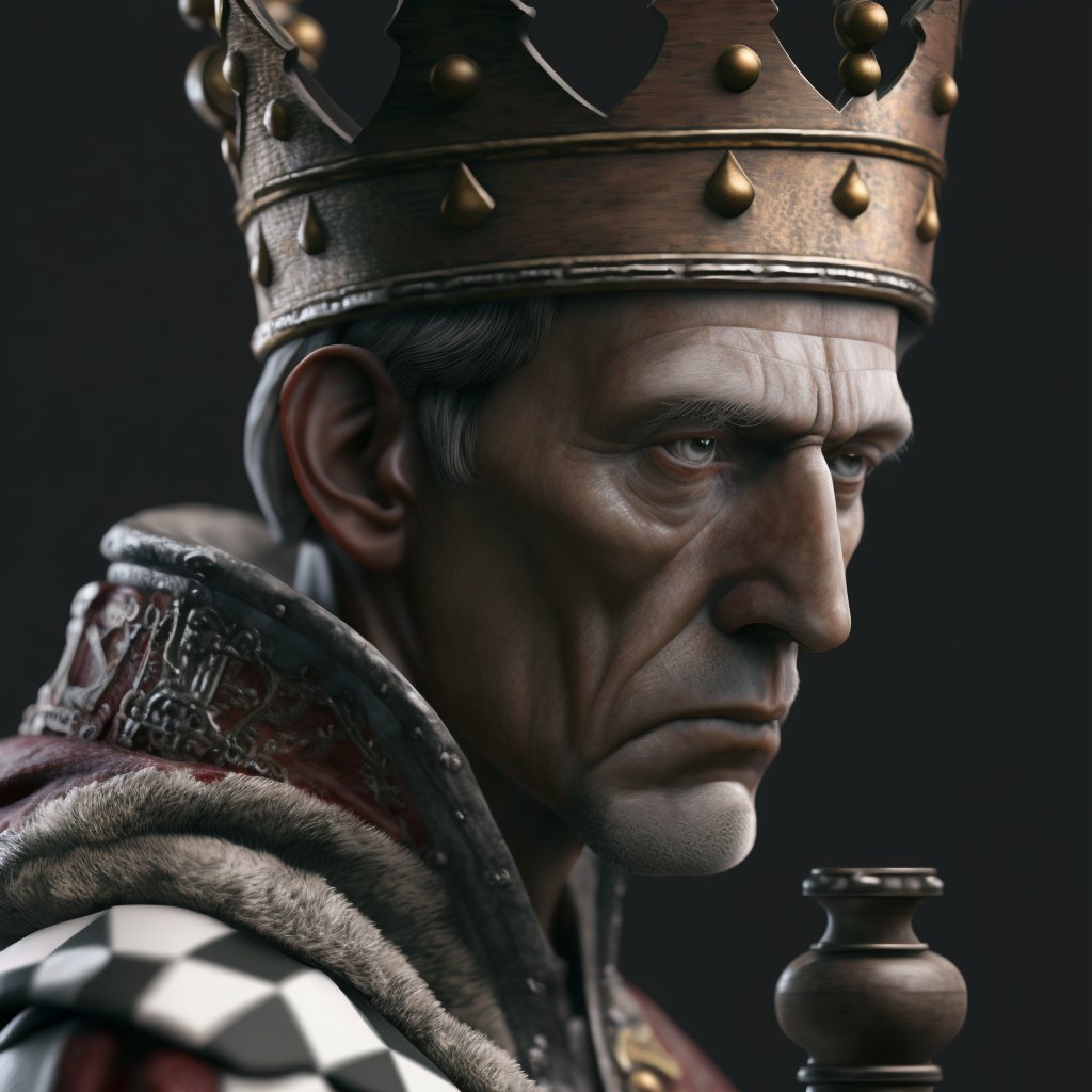 chess_universe's tweet photo. Asking an #AI to imagine the Chess pieces as humans: PART 2  🧠♟️

Previously, we saw the Queen and the King 👑 Next in line... The Knight and the Bishop

Which one is your fav so far? https://t.co/XthDlSMRs6