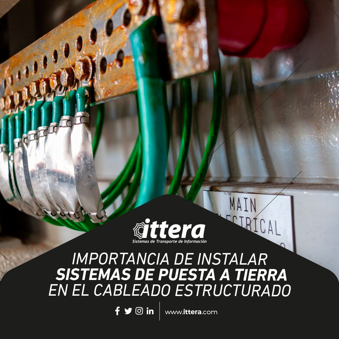 ittera_LA's tweet photo. Los sistemas de cableado estructurado requieren un buen sistema de puesta a tierra; esta (tierra) debe estar presente en ambos extremos del canal de cableado.
#ittera #venezuela #colombia #costarica #panama #wifi #wireless #datacenter #datarack #opticalfiber #structuredcabling https://t.co/ZwP7MGwqql