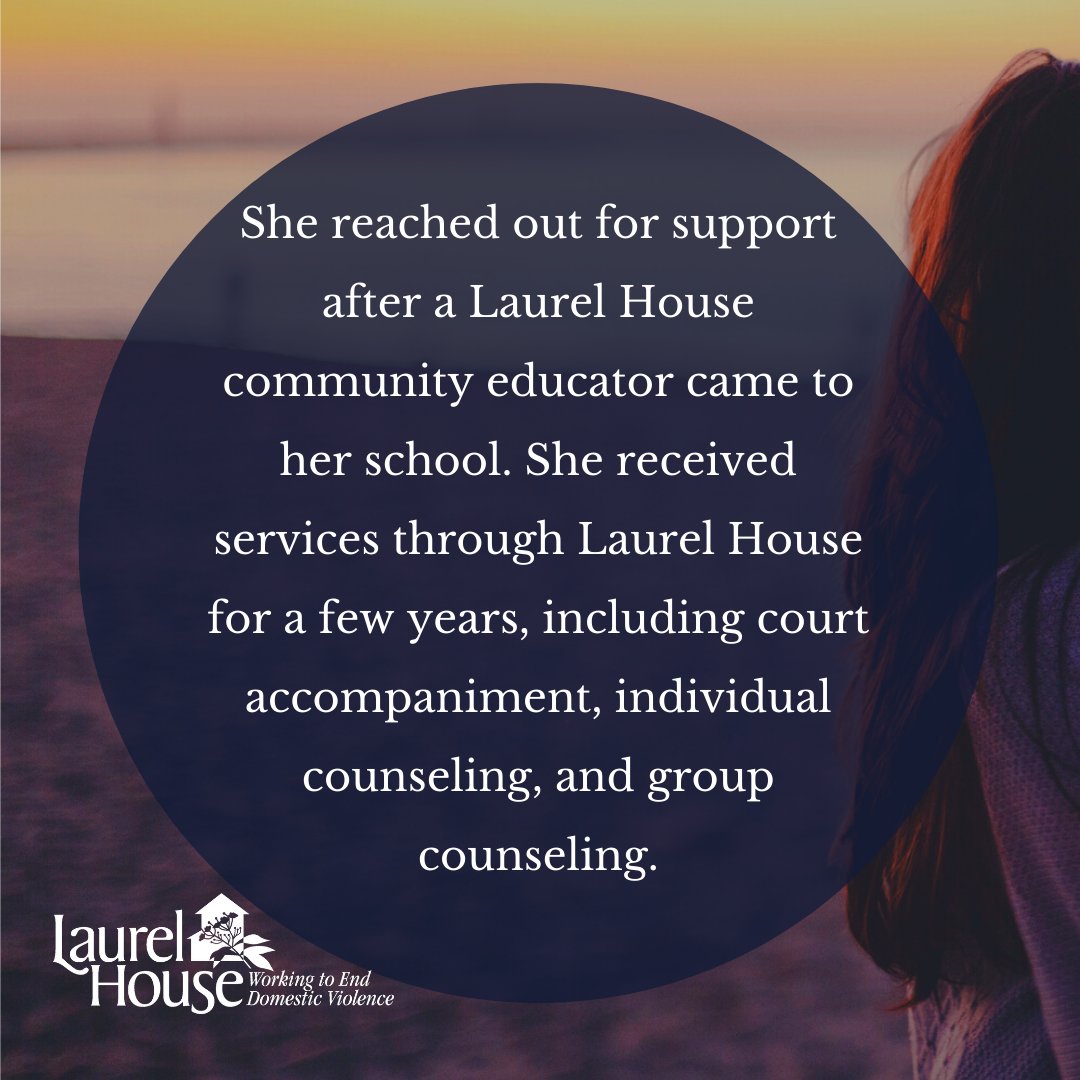 LaurelPA's tweet photo. 1 in 3 teens will be a victim of dating abuse before they graduate high school. We appreciate hearing from survivors who have benefited from Laurel House’s services like this survivor who utilized Laurel House’s services in high school.
#TDVAM2023 #OrangeForLove https://t.co/WxCdkunoh1