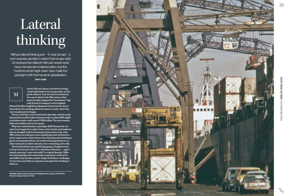 How did the container come round to revolutionise the shipping industry? In the upcoming magazine edition, our history section looks at exactly that - including the prettiest port images of the 1970s and 80s.