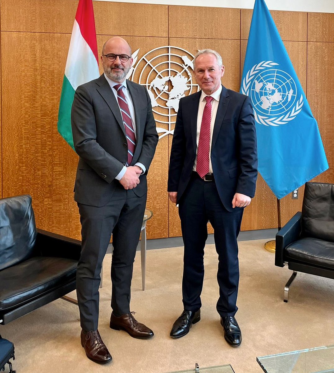 I thanked @UNPiper, Special Advisor on #Solutions for #InternalDisplacement for briefing Member States on the important and ongoing work that transcends the humanitarian, development and security silos.