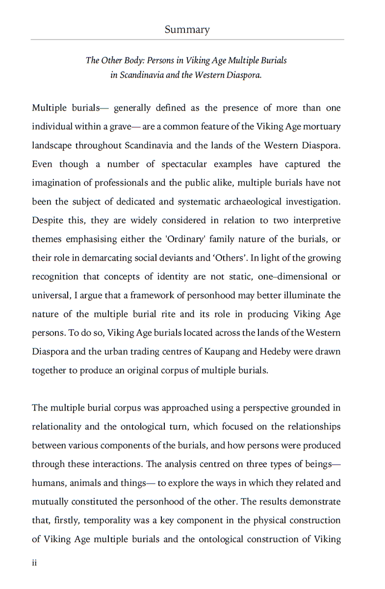 bodypoliticsERC's tweet photo. As Claire’s research has shown, “a framework of personhood may better illuminate the nature of the multiple burial rite and its role in producing Viking Age persons” (Ratican 2019:ii) ...

#MultipleBurials #VikingAge #Rites #Personhood #TheoreticalFramework #ProducingPersons https://t.co/NTMp7xXxyw