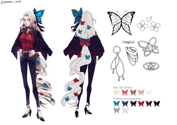 Commission reference sheet for  !!  #comissions #digitalart 