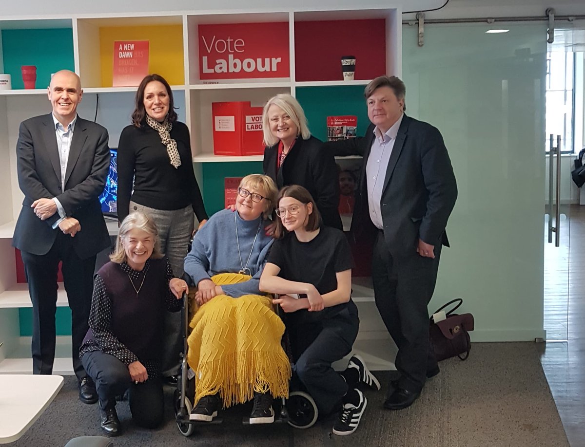 Siobhain_Mc's tweet photo. Today Margaret &amp; I were taken on exclusive VIP tour of ⁦@UKLabour⁩ HQ! We saw it all and loved it. Reminds us of another office we once had which was the nerve centre of  2 barnstorming General Election victories! Here’s hoping we get the chance to make things better! 🤞🤞 https://t.co/mdFFxQoVTy