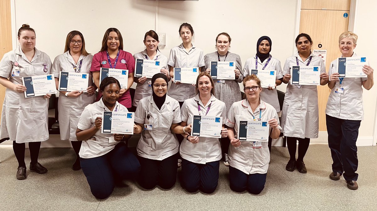 WACEducationUHL's tweet photo. Congratulations to our amazing HCA, MCA &amp; Housekeepers who were awarded the Care Certificate today. You will be a great asset to #maternity #children #gynaecology https://t.co/wXkI0GXFxW