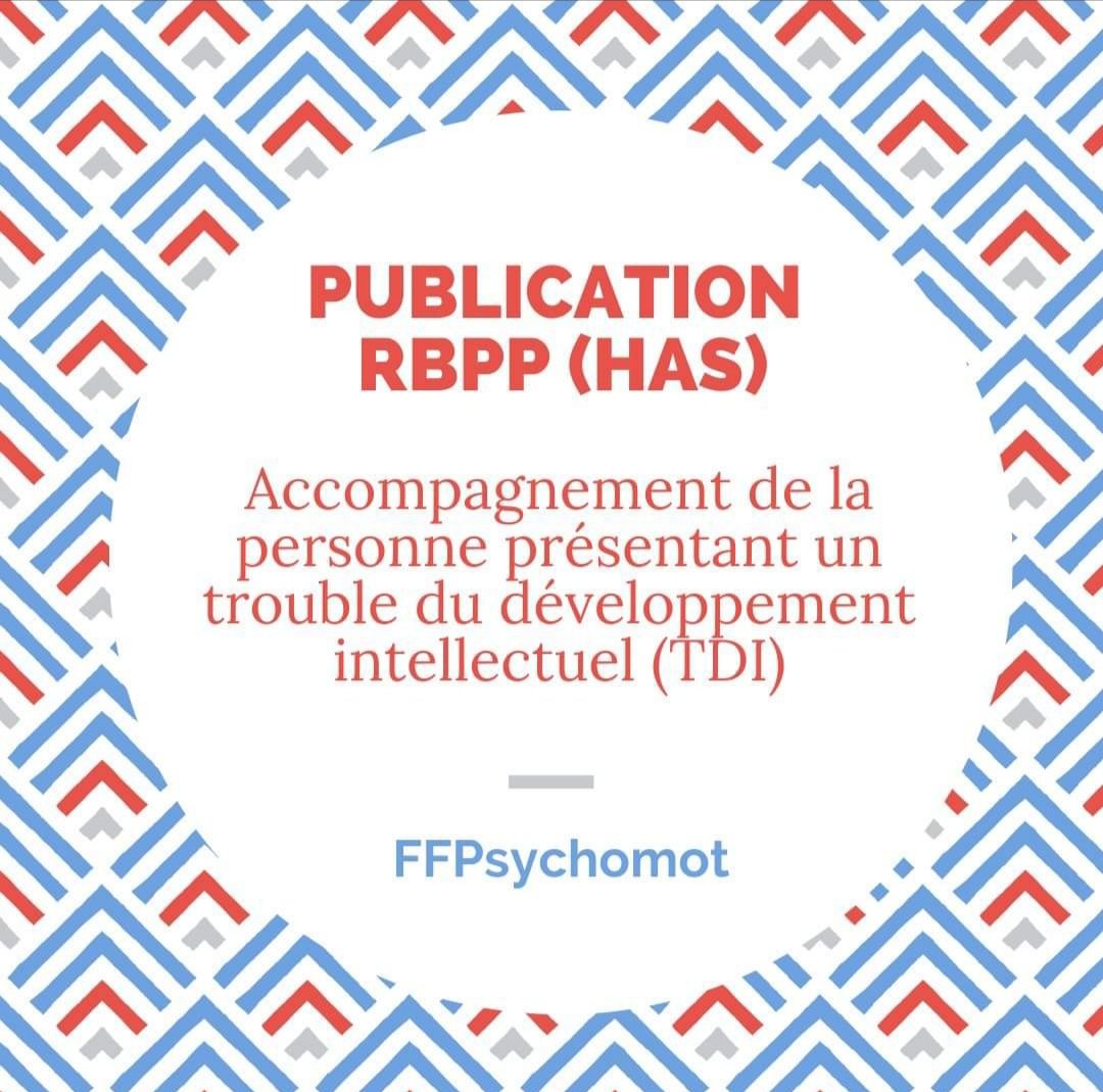Publication en septembre par la <a href="/HAS_sante/">Haute Autorité de santé</a> du 1er volet des #RBPP concernant le #TDI
➡️ has-sante.fr/jcms/p_3237847…

#psychomotricien
#psychomotricité