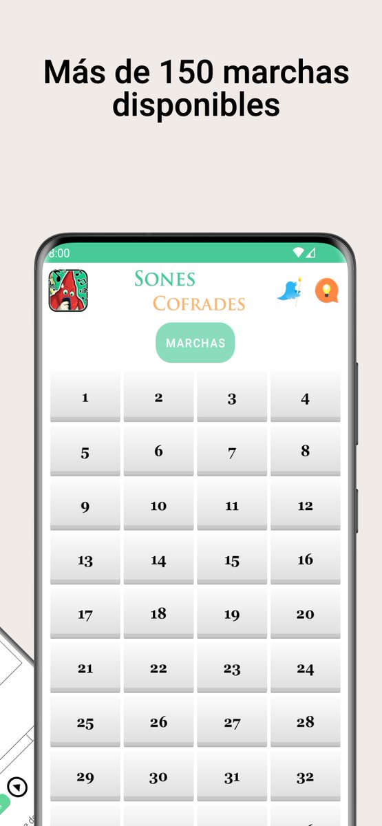 elcofradeapps's tweet photo. ¡Nueva aplicación! En #SonesCofrades podrás poner a prueba tus conocimientos sobre marchas de #SemanaSanta2023. ¿Te animas a jugar?

6 intentos que irán sumando segundos hasta que puedas adivinar la marcha. ¡En total son 15 segundos! ¡Suerte!

https://t.co/RDtbH4ZJon https://t.co/Jr8G3mB6IH