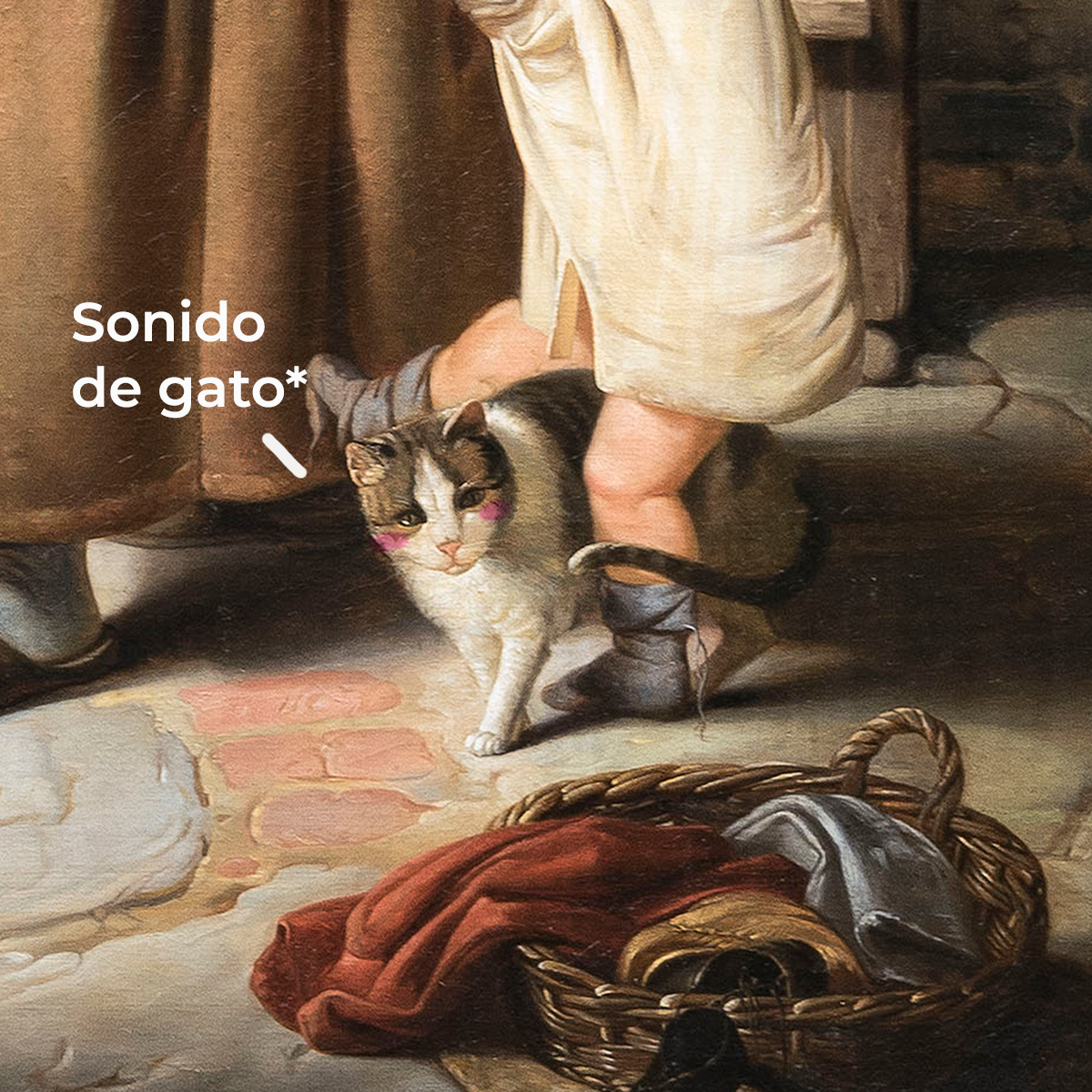 museo_sancarlos's tweet photo. Perdón por atravesarme en tu inicio, pero hoy es mi día #DíaDelGato. 🐱🐈‍⬛💖

Autor no identificado "Escena costumbrista holandesa", s.f. https://t.co/1wijWXaQnn