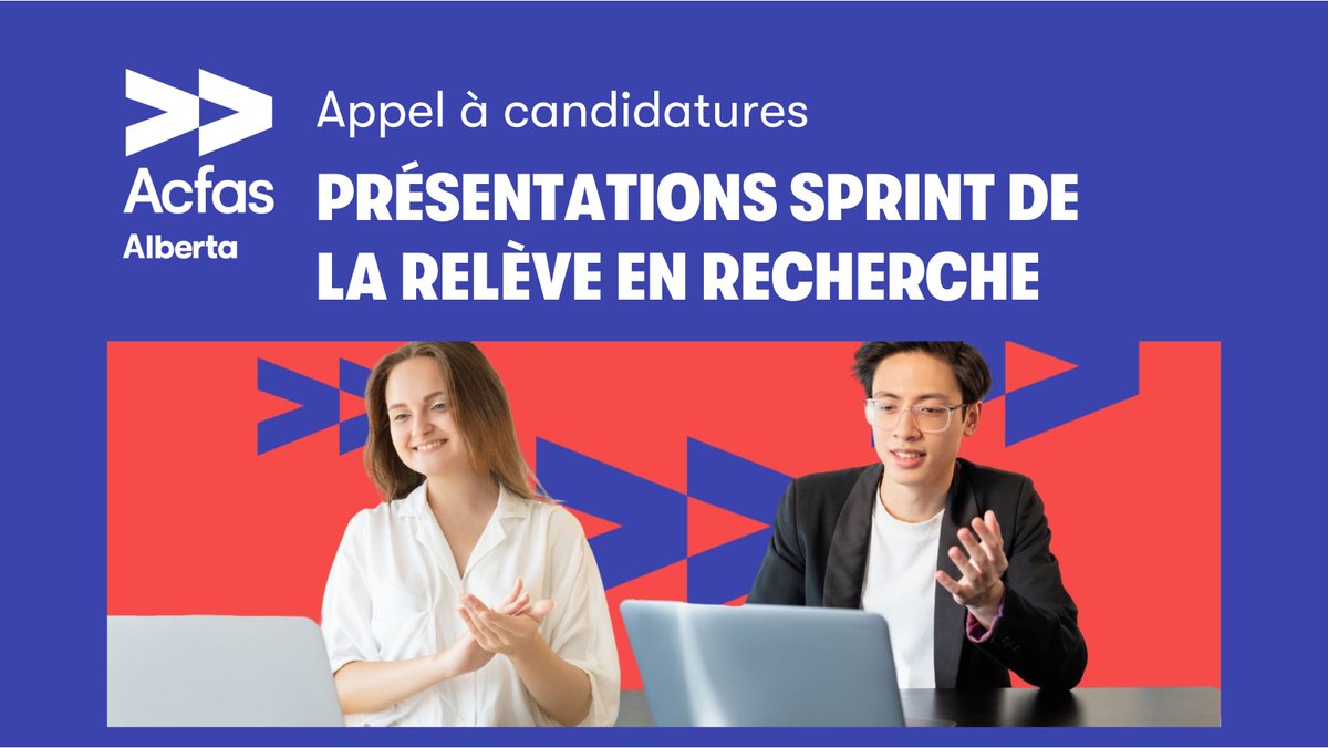 Journée du savoir : présentation sprints de la relève
Étudiant-e-s de 1er et 2e cycles, vous avez encore jusqu'au 24 février pour vous inscrire. Venez présenter votre recherche de façon vulgarisée en moins de 6 minutes.
Formulaire d'inscription : docs.google.com/forms/d/e/1FAI…