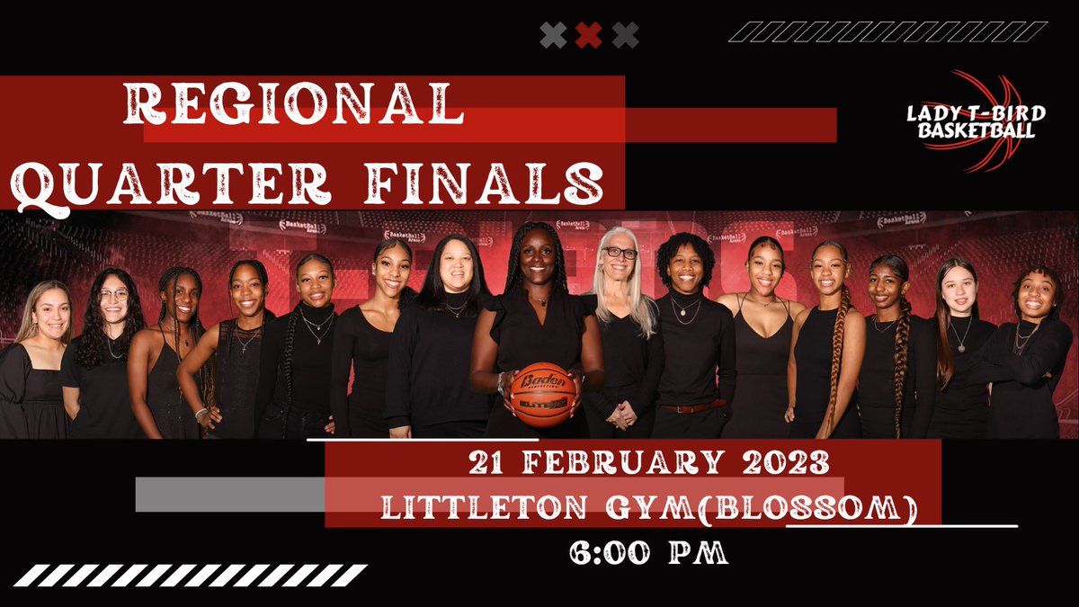 Wagner Girls BBall (@ladytbirdgbb) on Twitter photo DUBNATION! We’re headed into Round 3 and need you in the building.
Tip-off at 6pm followed by our boys kicking off their playoff run at 8pm.
It’ll be a great night to be a T-Bird!
<a href="/JISD_ATHLETICS/">Judson ISD Athletics</a> <a href="/JudsonISD/">Judson ISD 🍎</a> <a href="/THUNDERBIRDNAT1/">T-BIRD NATION</a> <a href="/PEveAlfaro/">Priscilla Alfaro</a> DUBNATION! We’re headed into Round 3 and need you in the building.
Tip-off at 6pm followed by our boys kicking off their playoff run at 8pm.
It’ll be a great night to be a T-Bird!
<a href="/JISD_ATHLETICS/">Judson ISD Athletics</a> <a href="/JudsonISD/">Judson ISD 🍎</a> <a href="/THUNDERBIRDNAT1/">T-BIRD NATION</a> <a href="/PEveAlfaro/">Priscilla Alfaro</a>
