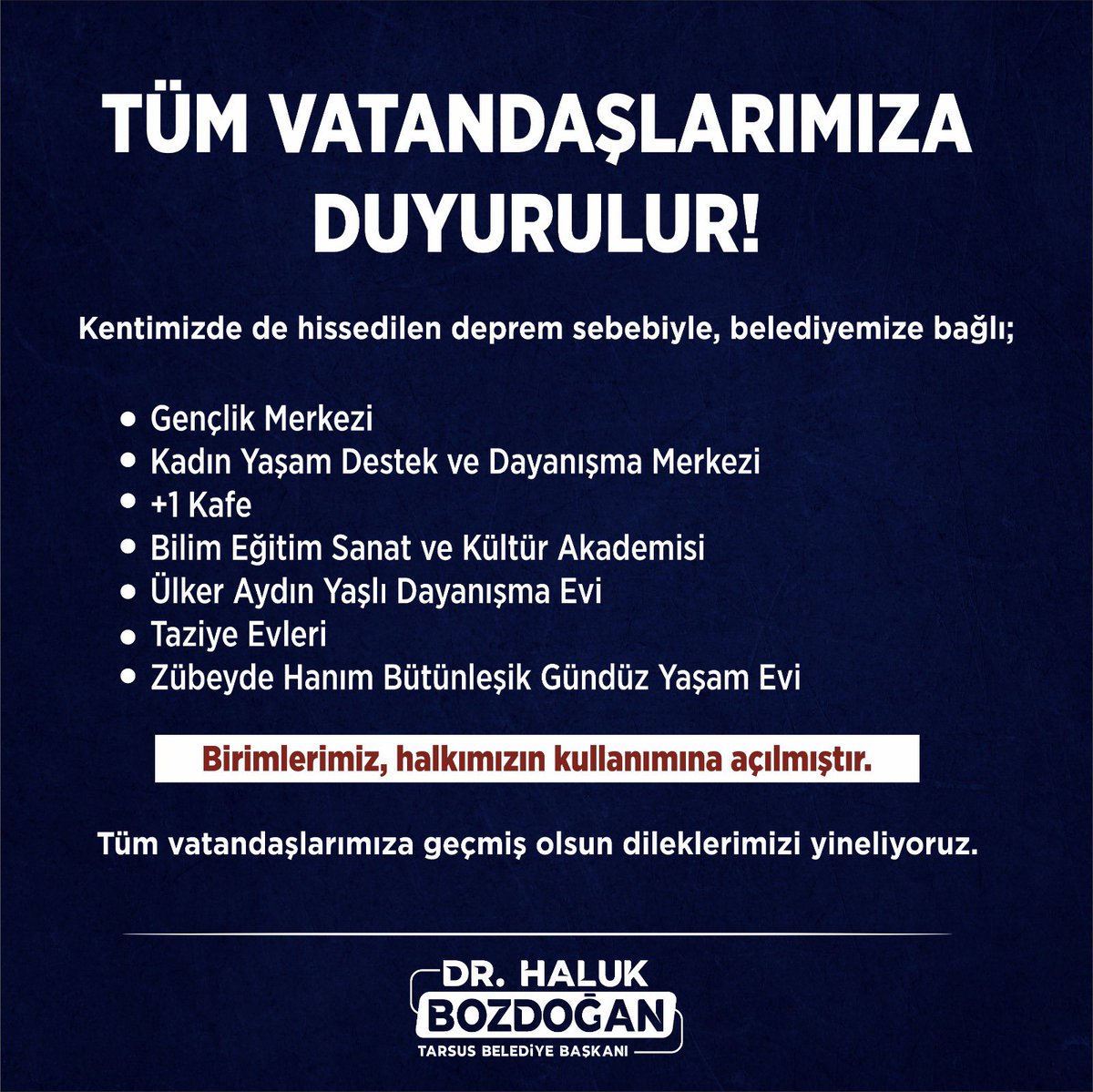 tarsusbeltr's tweet photo. DUYURU!

#deprem https://t.co/M4PfrUfFmP