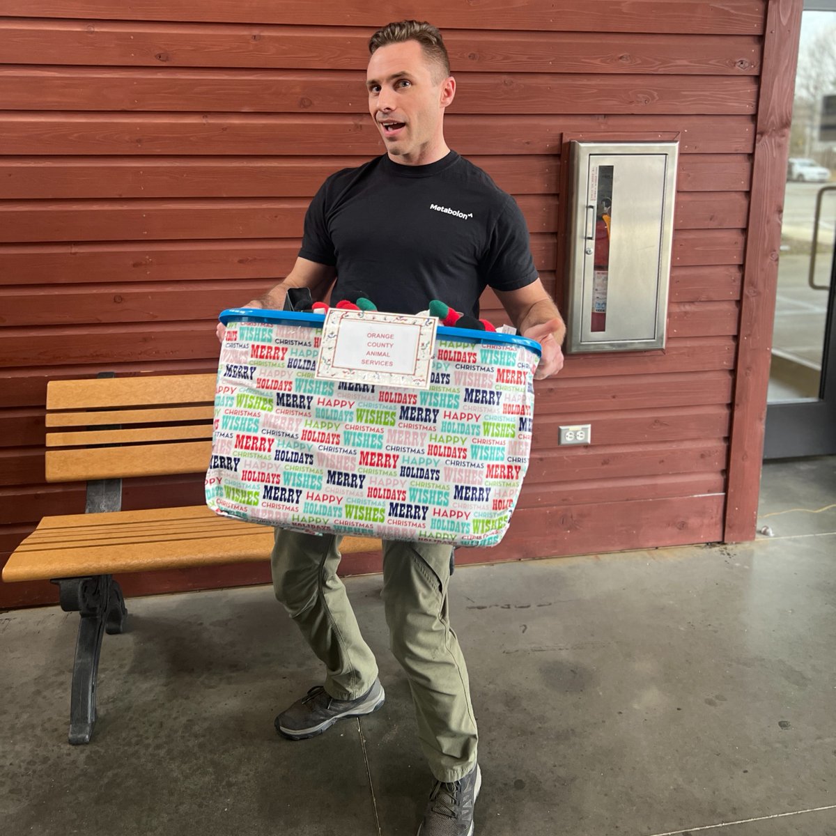 Metabolon's tweet photo. Happy National #LoveYourPetDay! We recently dropped off donations at Orange County Animal Services from our annual holiday drive. #MetabolonLife #commitmenttoservice #officeculture #WorkatMetabolon https://t.co/7azDnbYENb