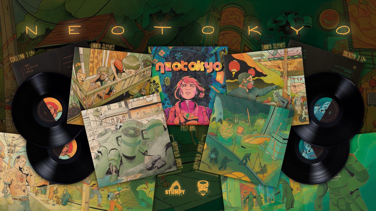 Less than 24 hours to go until 🚨 NEOTOKYO° 🚨

Only 500 copies of this 4LP will be made available!

Pre-orders open:
📅 Tuesday Feb. 21
⏰ 4PM CET / 10AM ET
➡ StumpyFrog.com
📦 Ships May

#NEOTOKYO #videogamesoundtrack #vgm #gamingmusic #vinyl #cyberpunk #ost #records