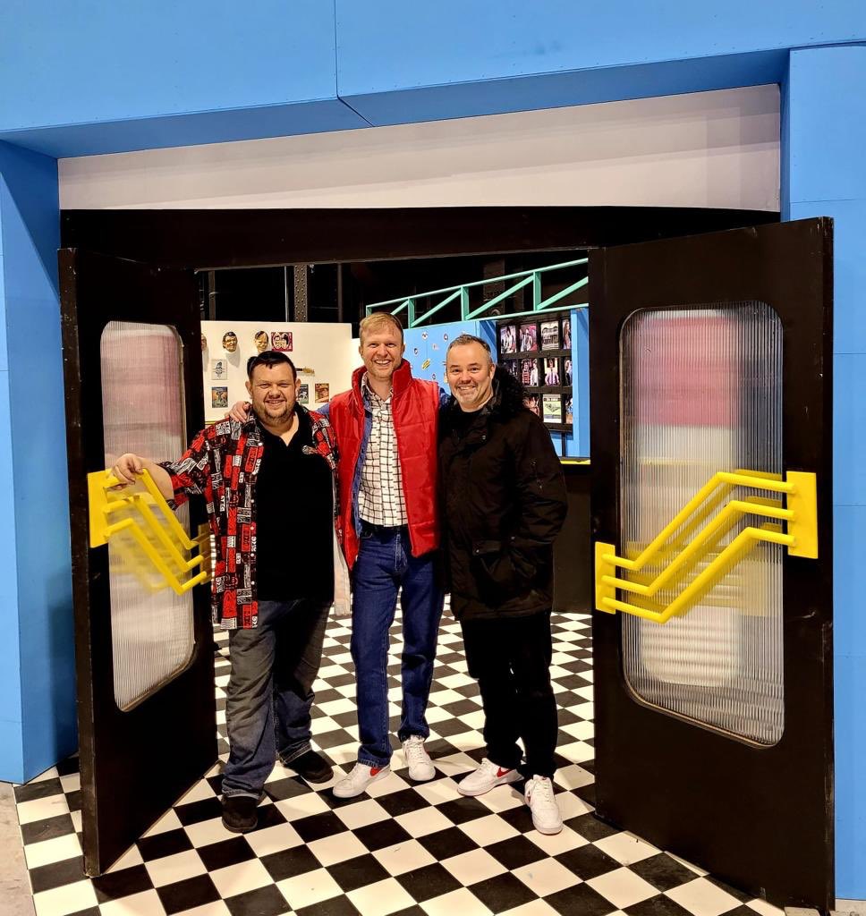 80sNostalgia's tweet photo. Future FanFest, a celebration of the Back to the Future films, is Saturday 25th February 2023 (this Sat) at the Winter Gardens, Blackpool.

Sets, screen used props, &amp; a REAL life sized 'Time Travel Train' from Back to the Future 3! It is going to be ace!

https://t.co/VjoQmEXzzI https://t.co/fEermvPAB4