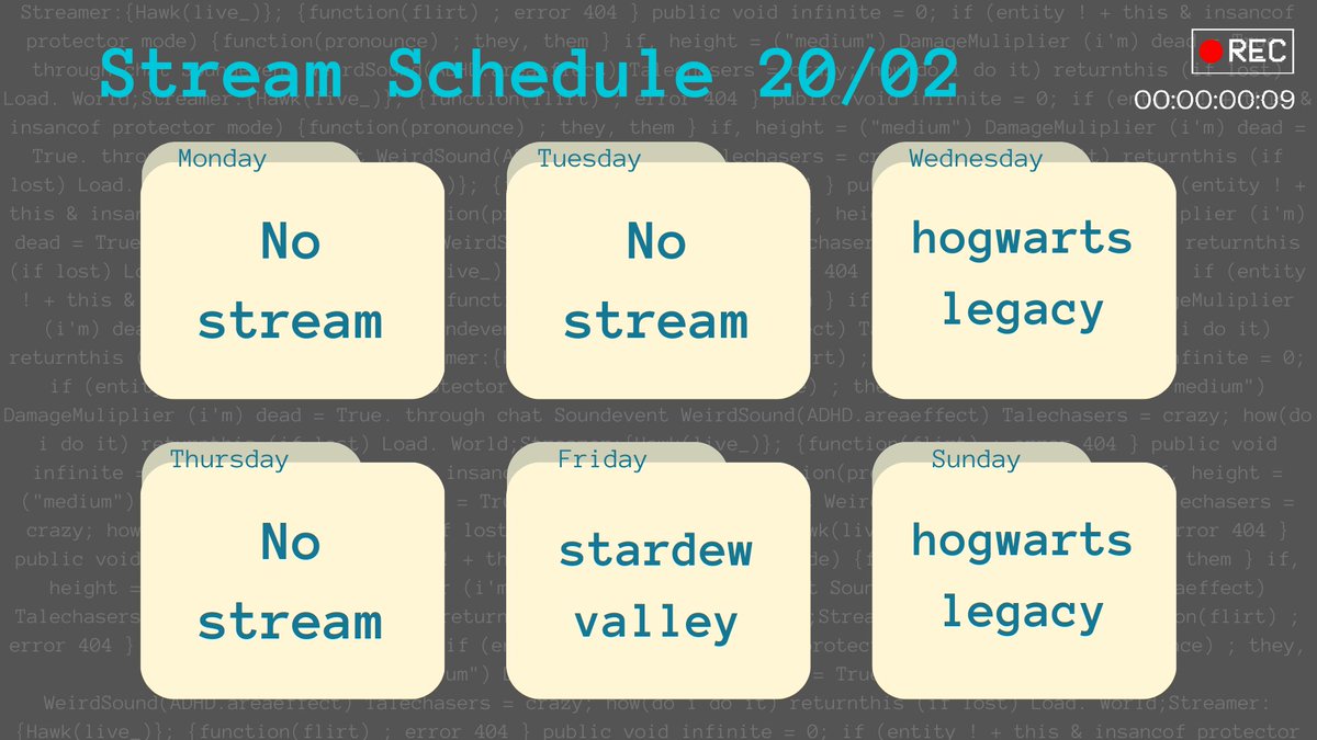Hawklive_'s tweet photo. I made a schedule ? WHAT ! ive made a schedule so that you all know what to expect and when !
#stream #streamer #streamschedule #twitch #twitchstreamer #smallstreamer #smallstream #SmallStreamersCommunity #smallstreamersupport #hawklive https://t.co/VPGCd6UAJo