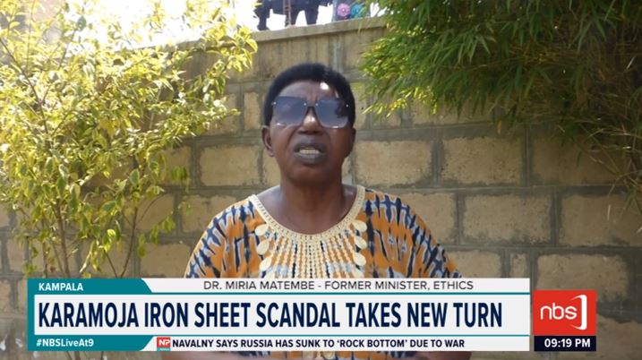 Former Ethics Minister @miriamatembe and anti-corruption activists want all government officials implicated in @OPMUganda's iron sheet scandal to step aside or resign. @kitonejulius #NBSLiveAt9 #NBSUpdates