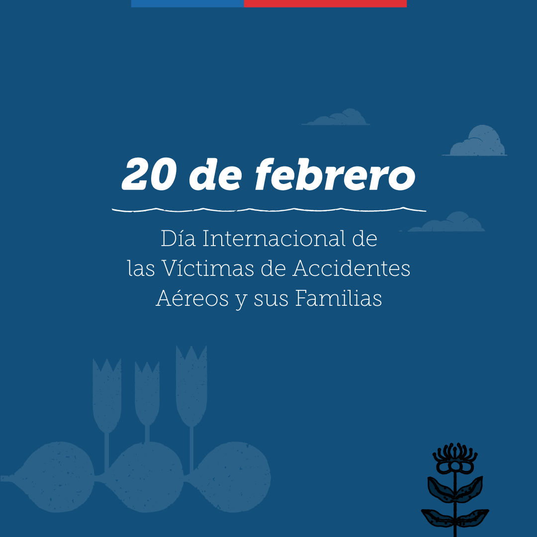 La Organización de Aviación Civil Internacional <a href="/oaci/">OACI</a> , conmemora hoy el Día Internacional de Víctimas de Accidentes Aéreos y sus Familias.

Como MTT nos sumamos a este homenaje en recuerdo de quienes han sufrido las consecuencias de un accidente aéreo.

#AirCrashVictimsDay