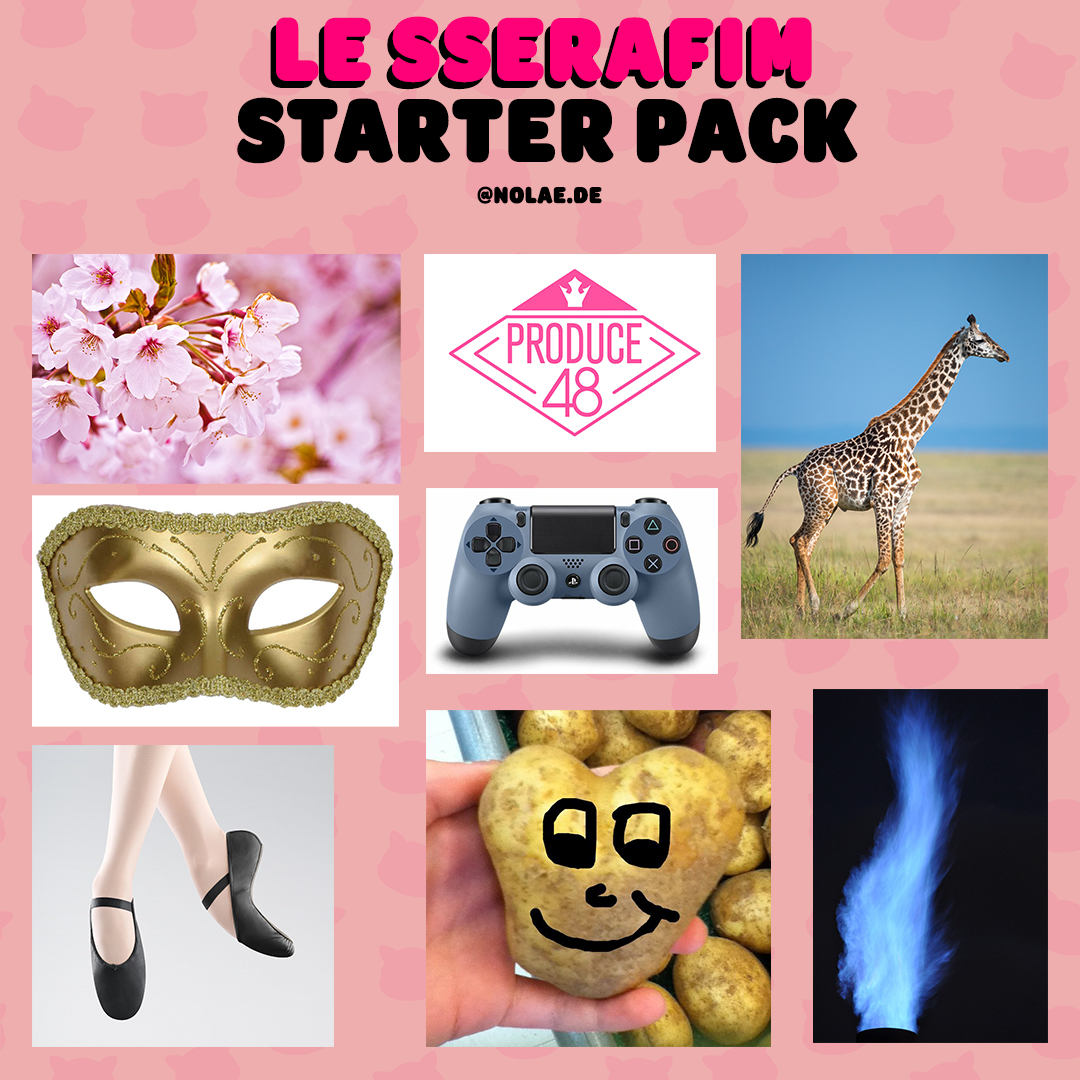 Nolae_de's tweet photo. Can you guess for what each image stands?π
#Nolae #YourKpopShop #LESSERAFIM https://t.co/zDwqgYNGRb
