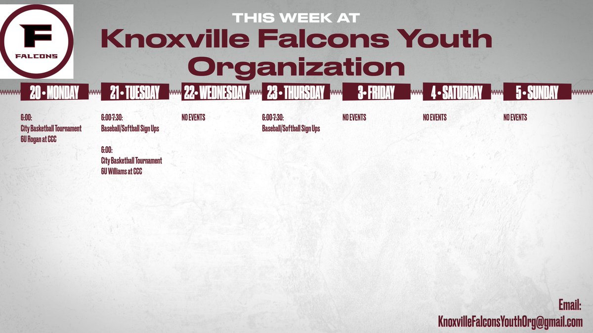FalconsYouthOrg's tweet photo. 2 weeks left for baseball/softball sign ups. https://t.co/eQYyC6R2pQ