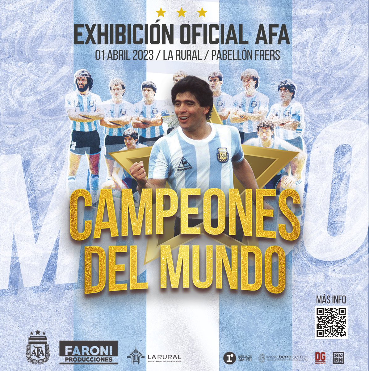 🇦🇷 Selección Argentina ⭐⭐⭐ (@argentina) on Twitter photo La Asociación del Fútbol Argentino presenta <a href="/exhibicionAFA/">Exhibición Campeones AFA</a>, una experiencia única que reunirá toda la pasión del fútbol argentino y la gloria obtenida desde 1978 al 2022 🏆🇦🇷
🔗 Aquí, toda la información: bit.ly/3XCtFjF La Asociación del Fútbol Argentino presenta <a href="/exhibicionAFA/">Exhibición Campeones AFA</a>, una experiencia única que reunirá toda la pasión del fútbol argentino y la gloria obtenida desde 1978 al 2022 🏆🇦🇷
🔗 Aquí, toda la información: bit.ly/3XCtFjF