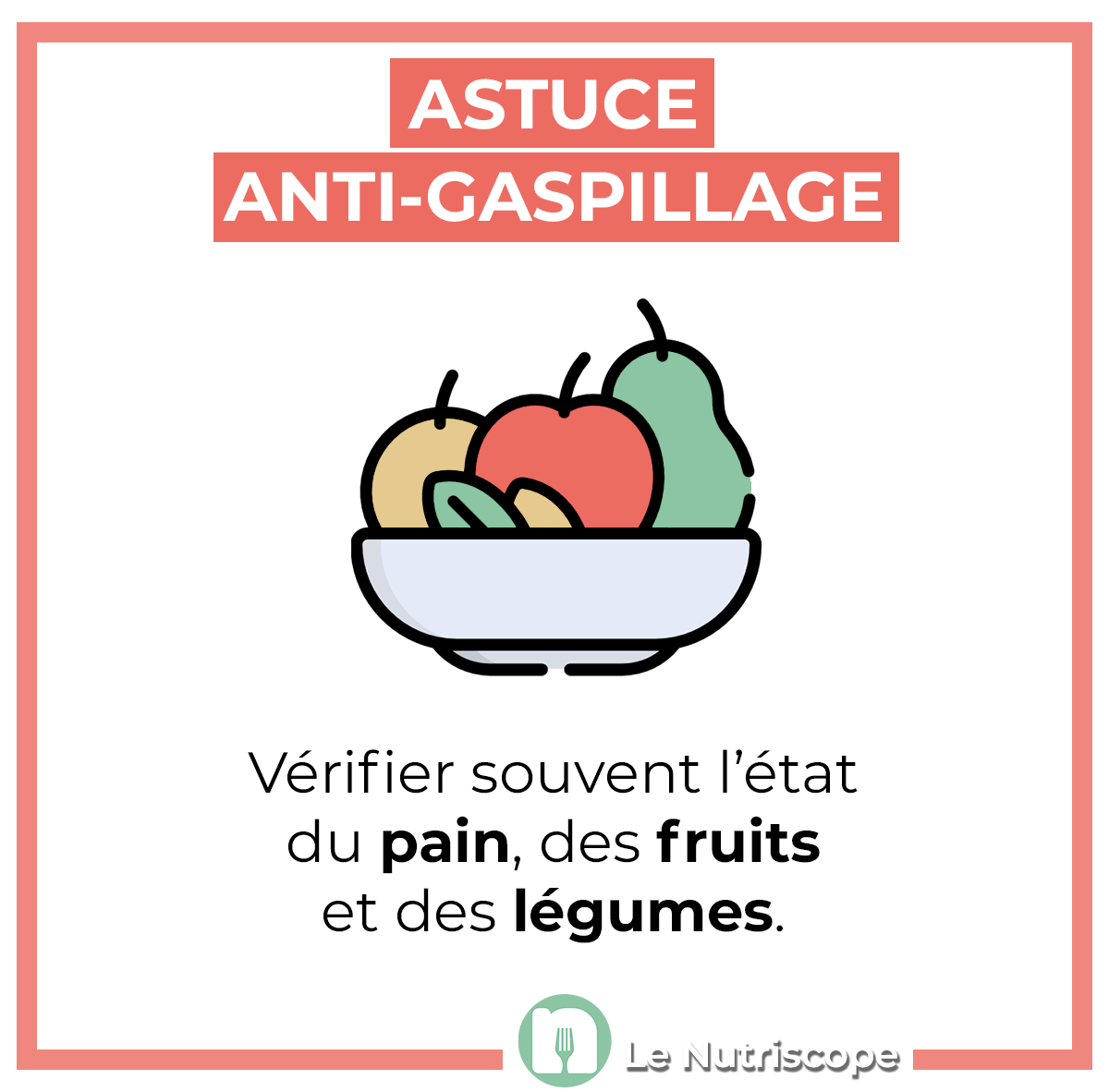 Est-ce que vous pensez souvent à faire ceci pour limiter le #gaspillage alimentaire ? ♻️

#mangersainement #mangermieux #equilibrealimentaire #pertedepoids #dieteticienne #nutritionniste #alimentation #nutriscope #fruitsetlegumes #nudge