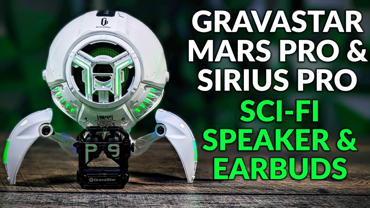Youtubetechguy's tweet photo. We take a look at some sci-fi inspired #tech from @GravaStar_ , the #MarsPro #Bluetooth Speaker & the #SiriusPro bluetooth earbuds. Metal quality builds & a centerpiece where ever you have them.
#scifi #earbuds #speaker #quality
Save 15% with code: YTGY
Link down below👇👇👇 https://t.co/3ZGrJrAl9I
