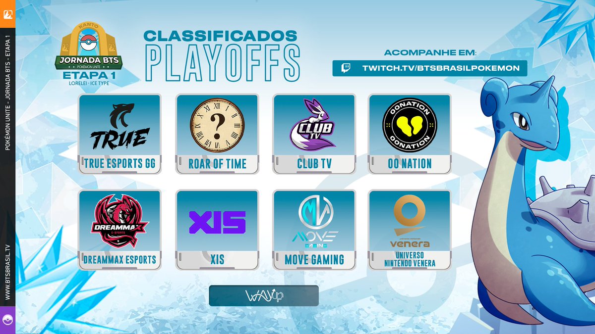 BTSBRpokemon's tweet photo. É hora de dar os parabéns e as boas-vindas aos CLASSIFICADOS para os PLAYOFFS da Etapa #Lorelei! 👏

❄ @TrueEsportsGG 
❄ Roar of Time
❄ @ClubTvOfc 
❄ @ZeroZeroBRASIL 
❄ @dreammaxesports 
❄ @xisggbr 
❄ @movegaming_ 
❄ @un_venera 

📍 https://t.co/VrCvphE1sX https://t.co/OLk2EXA6Br