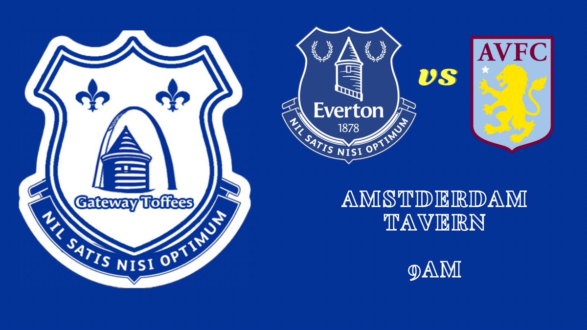The Gateway Toffees (@gateway_toffees) on Twitter photo Saturday, 9am
Let’s get 3 more points! #EVEAVL
<a href="/EvertonInUSA/">Everton in the USA</a>
<a href="/NAToffees/">North American Toffees</a>
<a href="/Amsterdamtavern/">AmsterdamTavern</a> Saturday, 9am
Let’s get 3 more points! #EVEAVL
<a href="/EvertonInUSA/">Everton in the USA</a>
<a href="/NAToffees/">North American Toffees</a>
<a href="/Amsterdamtavern/">AmsterdamTavern</a>