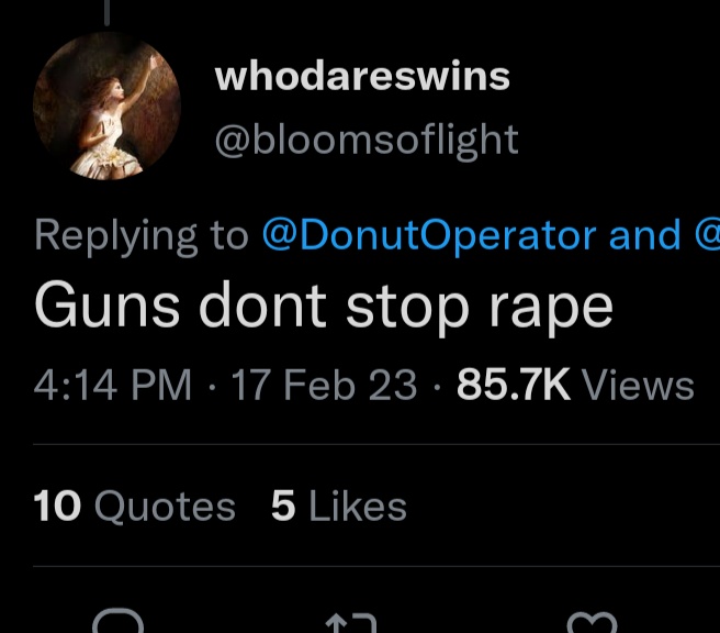 Bad Weapon Takes tweet media