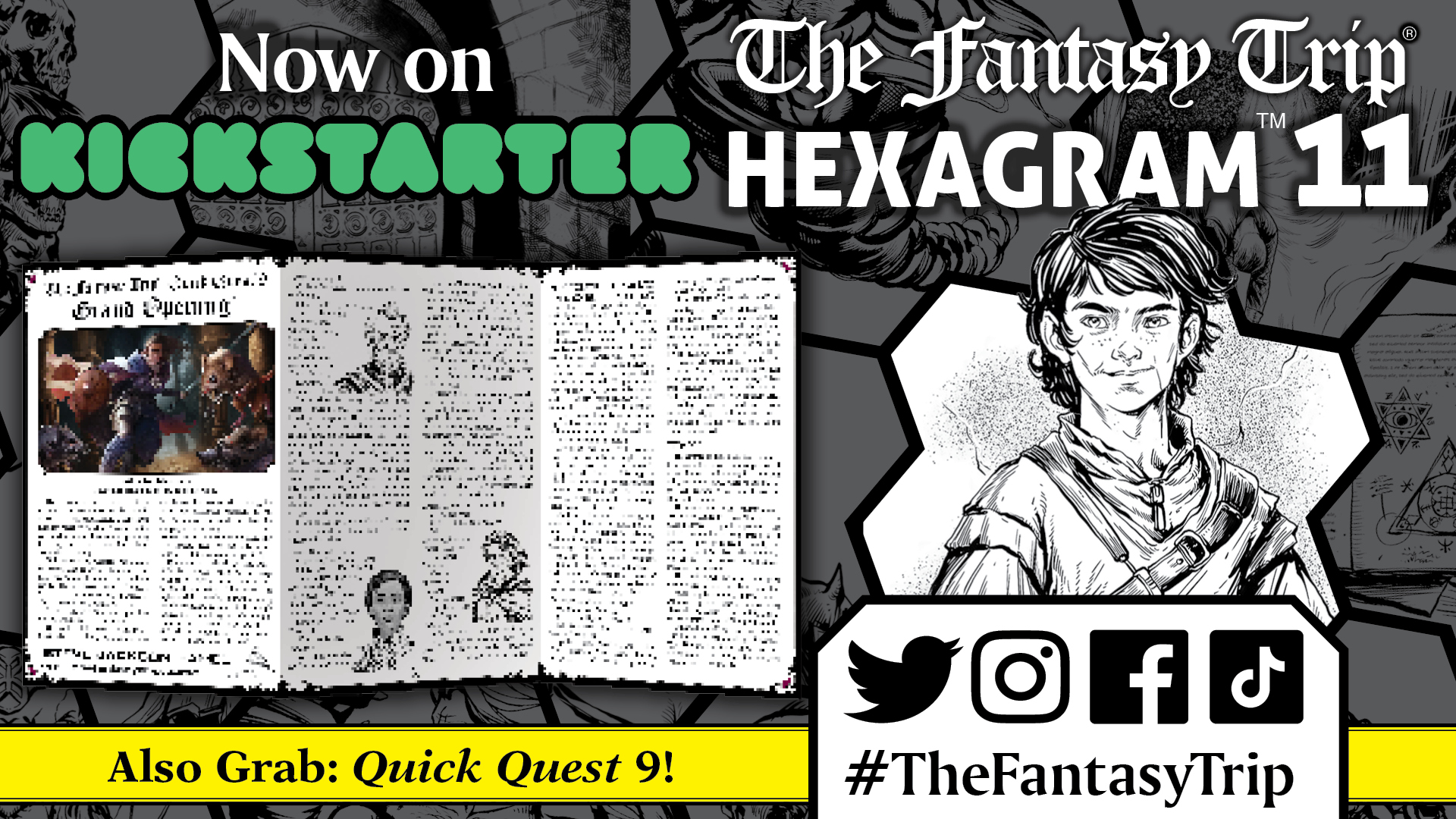 Steve Jackson Games on Twitter "Hexagram 11, part of Kickstarter Zine