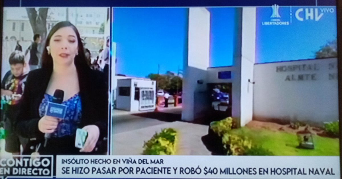 jdelrio70's tweet photo. Hace un par de días roban armas a personal de la Armada en Cochamó. 
Hoy roban equipamiento del Hospital Naval de Viña del Mar por 40 millones de pesos.
Repito, Hospital Naval, con entrada restringida, con estrictas medidas de seguridad.
¡Por favor, que nadie nos invada! https://t.co/GInRnalZXv