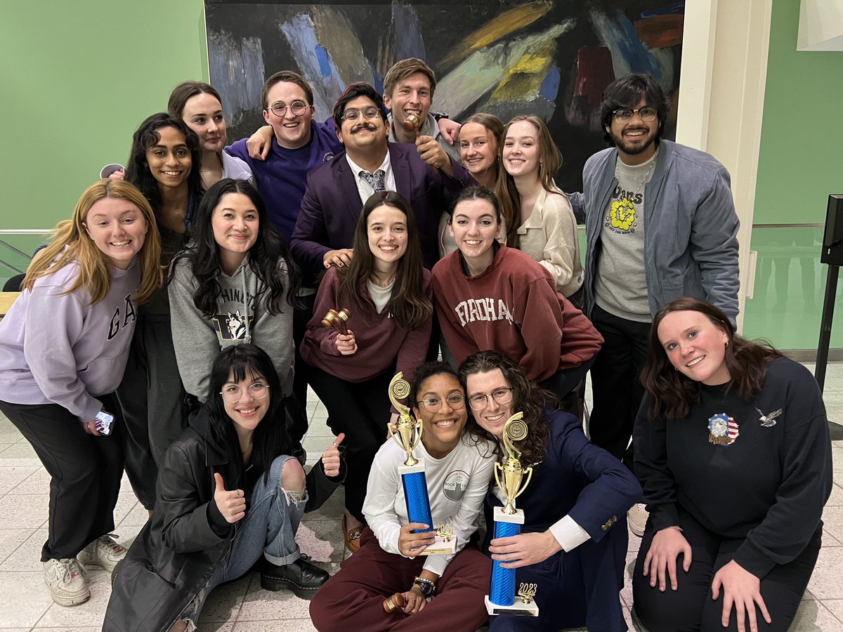 This will be Fordham Rose Hill Mock Trial’s 3rd year in a row sending teams to Opening Round Championships