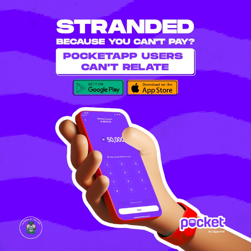 getpocketapp's tweet photo. Enjoy the confidence that comes with an app you can rely on. 
Sign up on PocketApp to enjoy smooth transactions.💜
