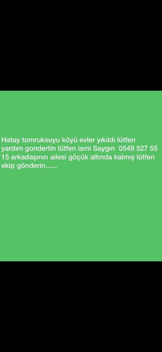 HosseThe's tweet photo. Hatay 6.4 https://t.co/C58JYxtSdH