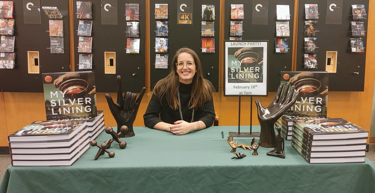 This past Saturday was the launch party for MY SILVER LINING by Jennifer Troice, and it was a hit! 

If you weren't able to come but still want a copy of Jennifer's book, make sure to stop by @bnprestonwood where you can still purchase SIGNED editions. 

#BookTwitter #BookLover
