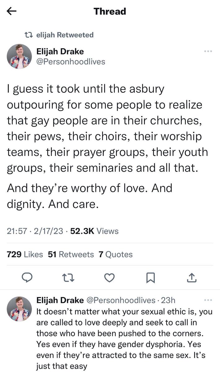 GnomeRad's tweet photo. The “Asbury Revival” is being used as a vector for moral degradation within the spiritual circles of evangelicalism and protestantism in general. This is exactly what Fr. Seraphim Rose was writing about in “Orthodoxy &amp; the Religion of the Future” https://t.co/qZ9lacdDNJ